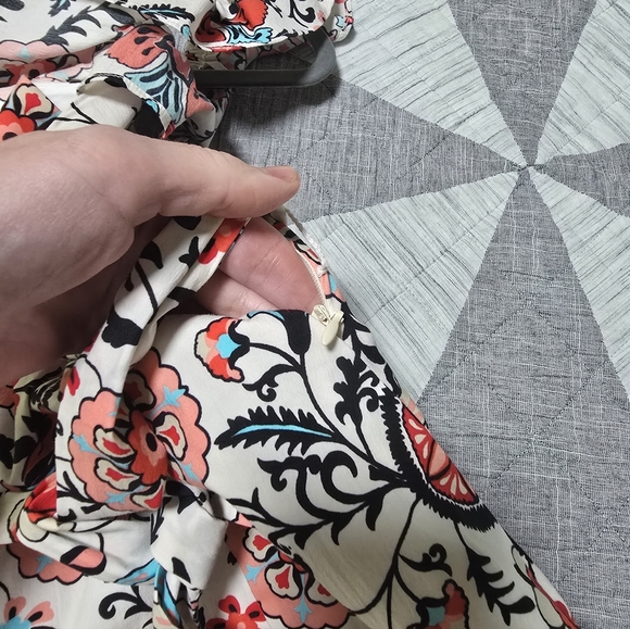 T Tahari Multicolor Floral Midi Dress - Picture 11 of 13